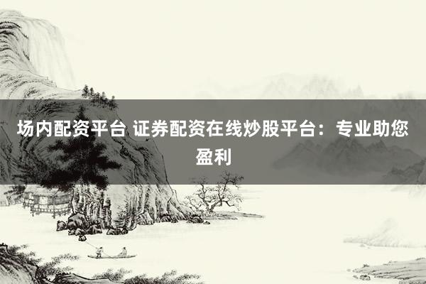 场内配资平台 证券配资在线炒股平台：专业助您盈利